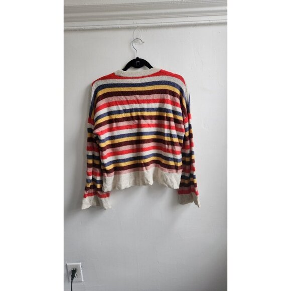 Madewell Cardiff Striped Crewneck Sweater in Coziest Yarn Size S - Picture 6 of 8